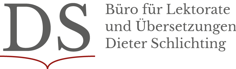 Büro für Lektorate Dieter Schlichting Hamburg Logo